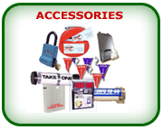 Accessories for the real estate agent including Lock Boxes, Information boxes and tubes, Magnetic Car Signs, Arrows estate signage.